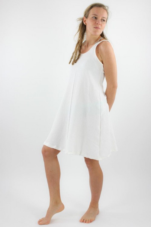 Musselin-Sommerkleid weiß