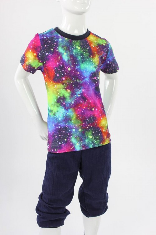 Kinder-T-Shirt Galaxy