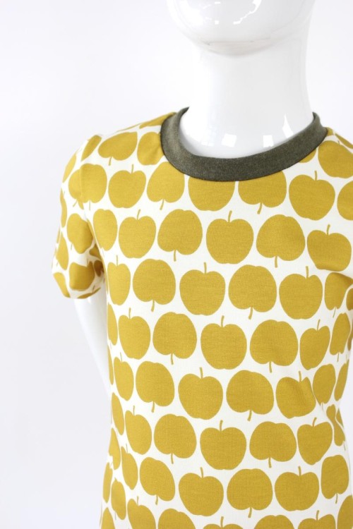 T-Shirt für Kinder mit gelben Äpfeln